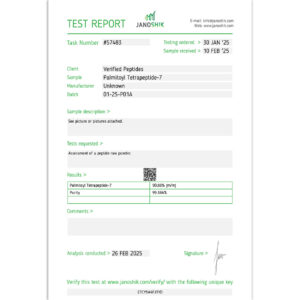 Matrixyl 3000 Palmitoyl Tetrapeptide-7 Lab Test February 2025