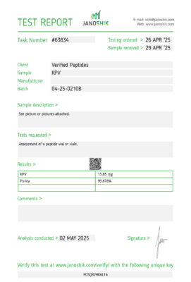 KPV Lab Report Test May 2025