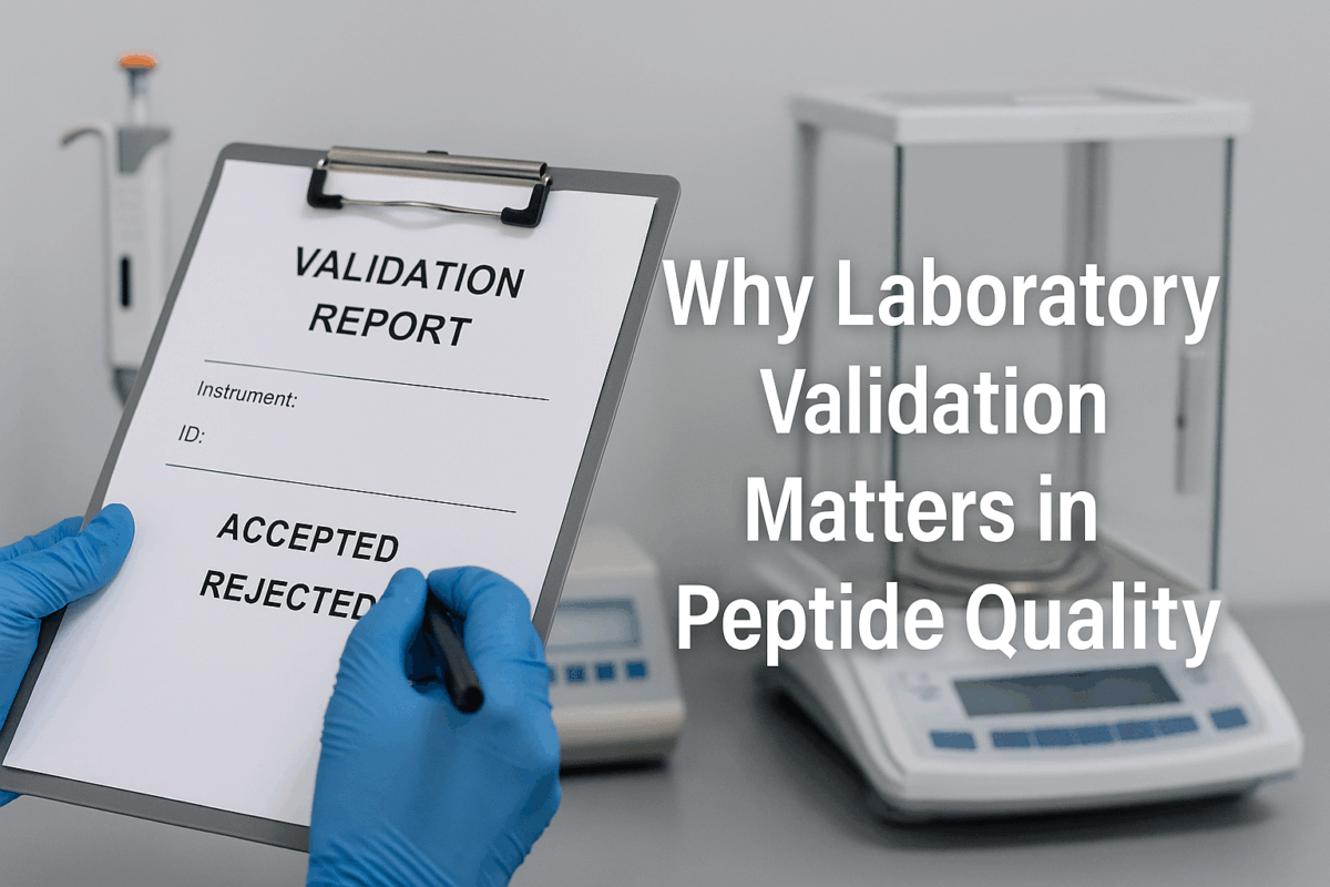 Why lab testing and validation matters in peptide quality