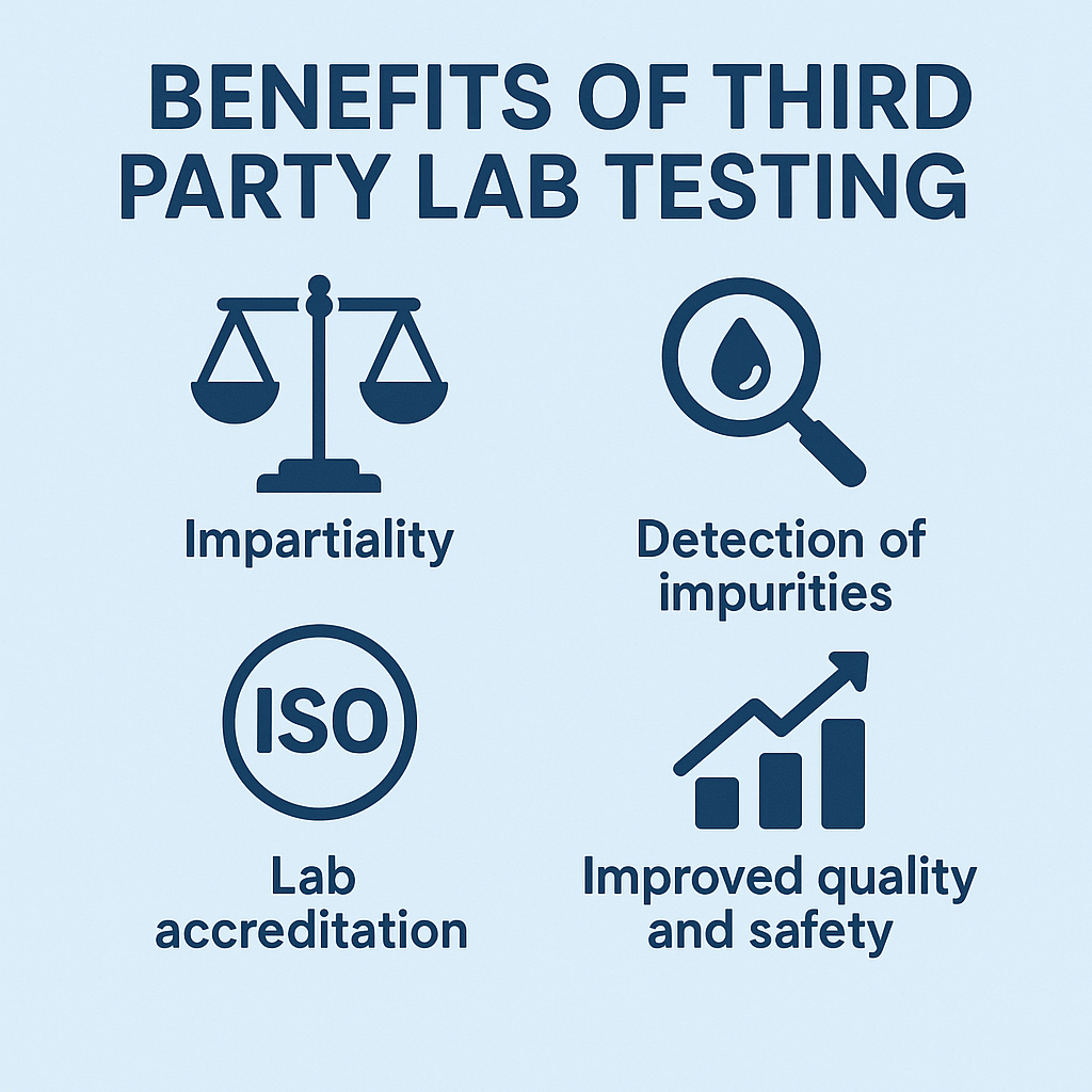 Interested Testing Program Figure 1: Benefits of 3rd Party Lab Testing