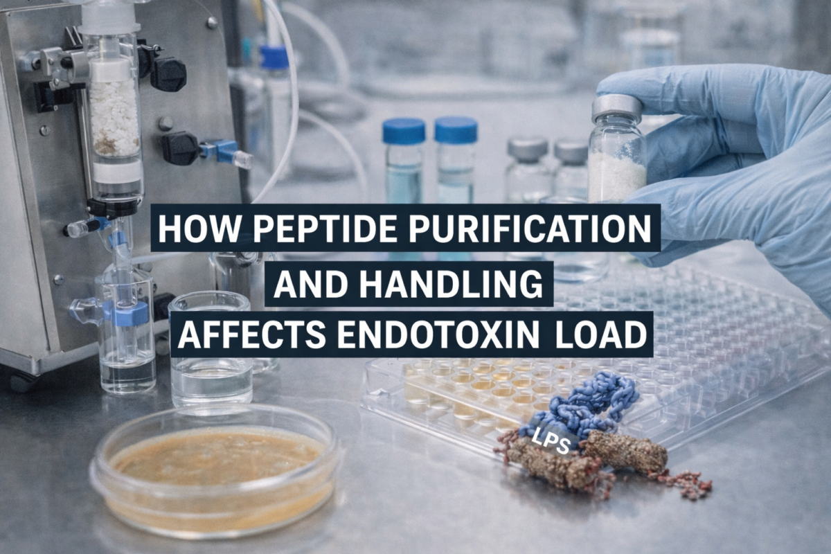 Peptide Purification and Handling Affects Endotoxin Load